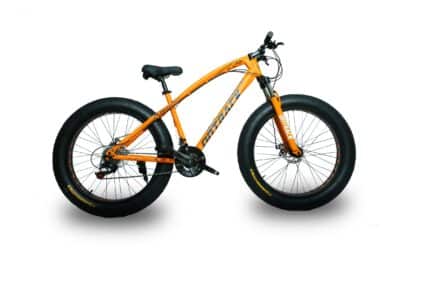 jaguar frame ontrack fat tyre bike cycle bicycle orange 001