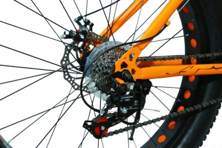 jaguar frame ontrack fat tyre bike cycle bicycle orange 002