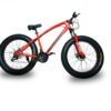 jaguar frame ontrack fat tyre bike cycle bicycle red 002