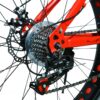 jaguar frame ontrack fat tyre bike cycle bicycle red 004