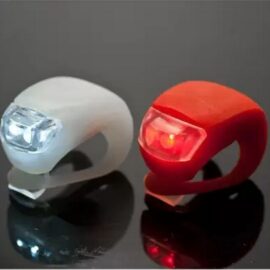 Cycle Light Handle Bar Silicon Bright LED Bicycle Front Rear Lights Combo (1)
