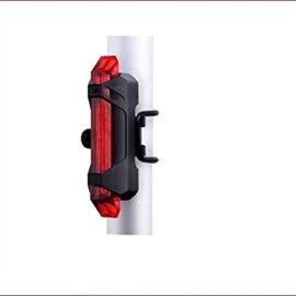 OnTrack USB Rechargeable LED Rear Tail Light (Black, Red)