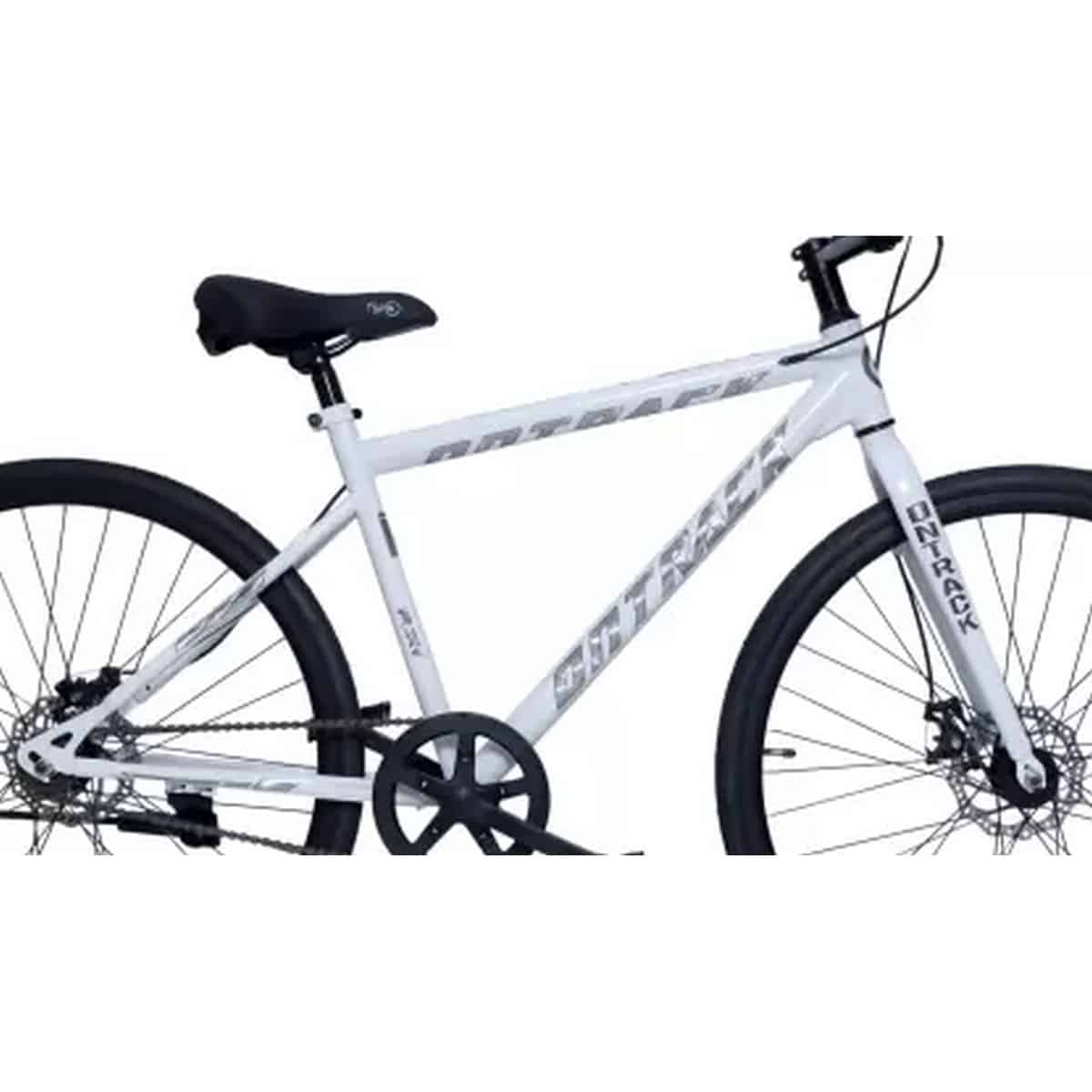 Ontrack Fury 700c White 700c T Road Cycle (Single Speed, White) (1)
